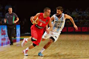JJBarea y Nico Laprovittola (Foto: FIBA Américas)