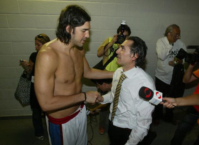 Luis Scola y Sergio Scariolo (Foto: Gregorio Torres/La Opinión de Málaga)