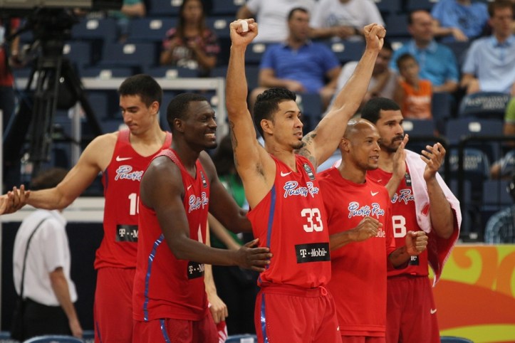 Danny Vassallo, David Huertas, Ramón Clemente y Guillermo Díaz (Foto: FIBA)